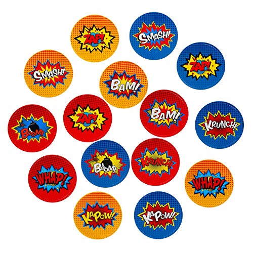 HONGXIN-Shop Pegatinas de Superhéroes Divertidas Adhesivo Sticker Decoración para Niños Fiesta Marcador Libro de Recortes 10 Hojas de 150 Piezas