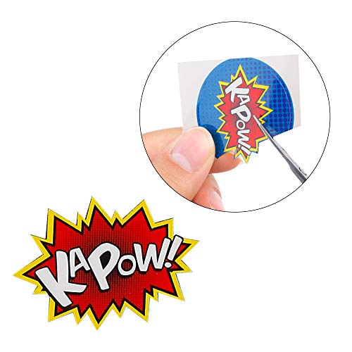 HONGXIN-Shop Pegatinas de Superhéroes Divertidas Adhesivo Sticker Decoración para Niños Fiesta Marcador Libro de Recortes 10 Hojas de 150 Piezas