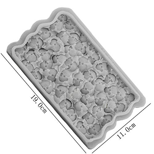 HONGYAN Roseta Y Pequeño Molde De Orquídeas Molde De Silicona Fondant Herramienta De Decoración De Pasteles Gumpaste Chocolate Forms Bakeware