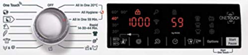 Hoover DXOA 610AHC3/1-S Independiente Carga frontal 10kg 1600RPM A+++ Blanco - Lavadora (Independiente, Carga frontal, Blanco, Giratorio, Tocar, Izquierda, LCD)
