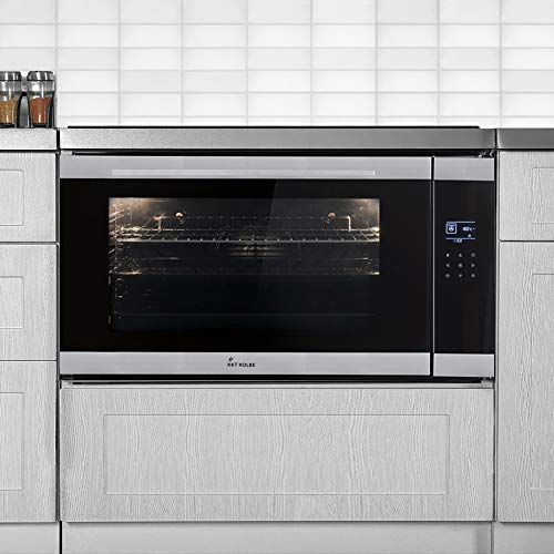 Horno eléctrico integrado Maxi (90 cm, 96 l, 3,4 kW, sistema de parrilla/tostado, TouchSelect, asador giratorio, cajones telescópicos, sistema de limpieza ComfortClean) EB9105ED - KKT KOLBE