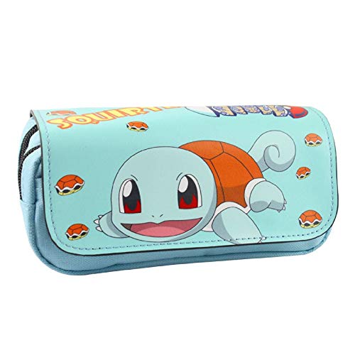 Hot New Pokemon Purse Pen Cases Pouch Lovely Cartoon Anime Pocket Monster Stationery Holder Pencil Purse Leather Cosmetic Bag 20 * 9 * 6.5cm