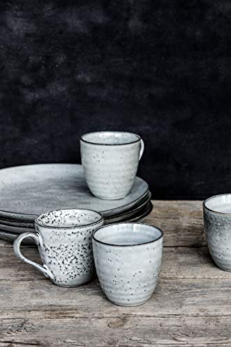 House Doctor – Taza, Taza, Taza – Rustic – Gris/Marrón – Cerámica – Handmade Diámetro 4,8 cm altura 9 cm