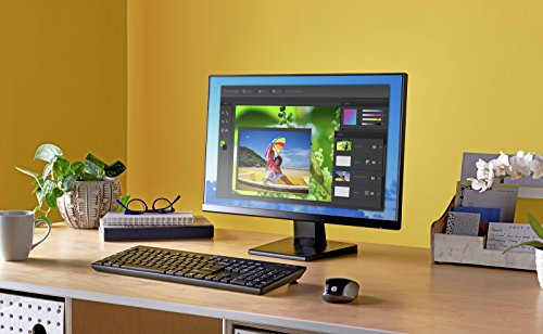 HP 22w - Monitor 21.5" (Full HD, 1920 x 1080 pixeles, tiempo de respuesta de 5 ms, 1 x HDMI, 1 x VGA, 16:9), Color Negro