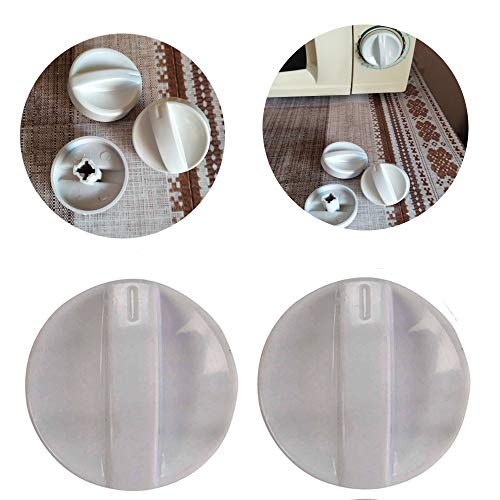 Hpamba Universal Cocina de Gas Botones de Control Gas Perillas Botones Estufa de Gas Perilla de Metal Perilla Horno Cocina Control Universal Perilla universales de Control Horno (4 piezas, blancas)