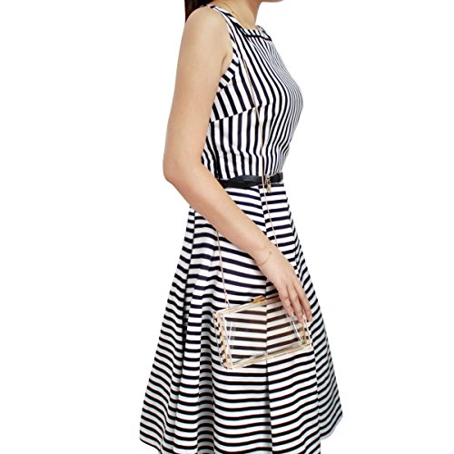 HQdeal Acrílico de Lujo de Moda Embragues de Noche Bolsas de Mano Hombro Bolso para Mujeres Boda Fiesta Regalo Ideal- Claro