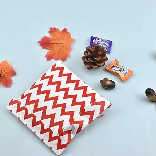 HQdeal bolsas de papel, 125pcs Bolsas Papel Colores, bolsas para chuches, Bolsas de Regalo, Partido Bolsas para cumpleaños, Pequeñas Boda,Recuerdo,Golosinas, Galletas, Nueces, Chocolates