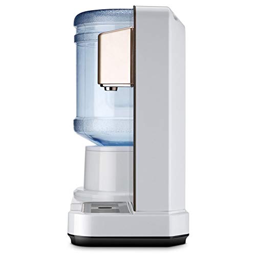 H&RB Dispensador de Agua de sobremesa Mini de Dos velocidades, 6 Segundos, Enfriador de Agua de mostrador de Carga Superior con Bloqueo de Seguridad para niños,Pink