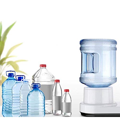 H&RB Dispensador de Agua de sobremesa Mini de Dos velocidades, 6 Segundos, Enfriador de Agua de mostrador de Carga Superior con Bloqueo de Seguridad para niños,Pink