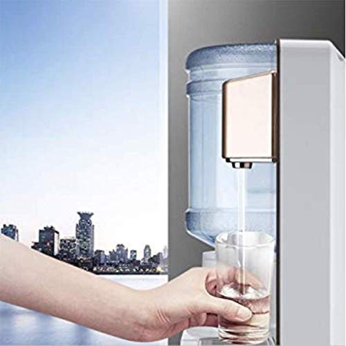 H&RB Dispensador de Agua de sobremesa Mini de Dos velocidades, 6 Segundos, Enfriador de Agua de mostrador de Carga Superior con Bloqueo de Seguridad para niños,Pink
