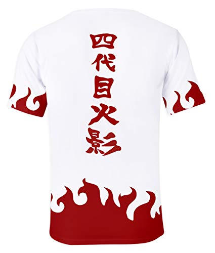 HUASON Niños Naruto Camiseta 3D T-Shirt Anime de Japón Camiseta Impreso con Uzumaki Unisex Uchiha Manga Corta(XS)