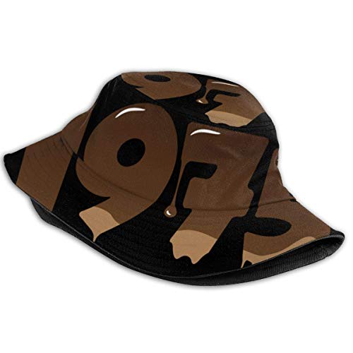 huatongxin Men and Women General Caps Cotton Sombrero de Pescador The 1975 Chocolate Hat Tapa de Cubo