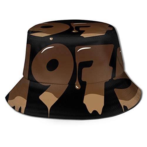 huatongxin Men and Women General Caps Cotton Sombrero de Pescador The 1975 Chocolate Hat Tapa de Cubo
