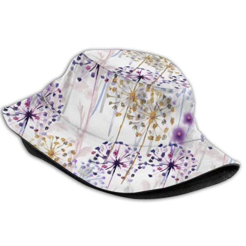 huatongxin Sombreros de Cubo Transpirables con Parte Superior Plana Unisex Chocolate Strawberry Sombrero de Pescador Verano Sombrero de Pescador