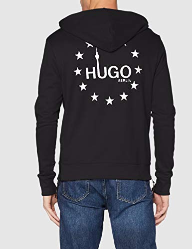 HUGO Dippe Capucha, Negro (Black 1), XX-Large para Hombre