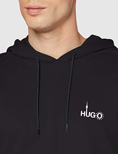HUGO Dippe Capucha, Negro (Black 1), XX-Large para Hombre