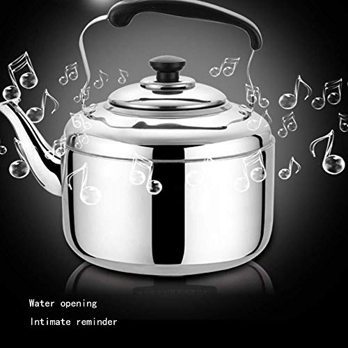 HUIYUAN Tetera silbante Tetera con Silbido De Acero Inoxidable, Estufa De Inducción, Hervidor De Agua For Todos Los Tipos De Placas/Quemadores Apto para la Cocina (Color : 6.5L)