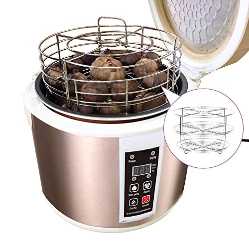 HUKOER 5L Fermentador de ajo Negro Todo-en-uno máquina de fermentación Inteligente ajo pote eléctrico para hogar Olla de ajo Negro automático