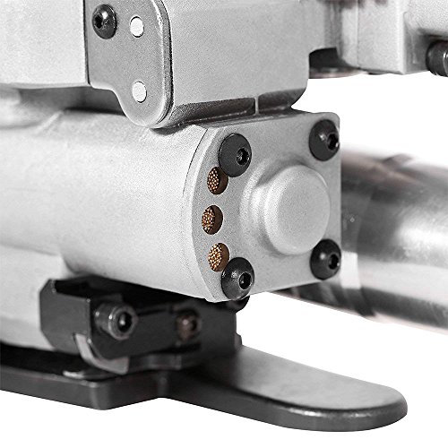 HUKOER Herramienta neumática de flejado, Máquina empacadora de paquetes para PP y PET Máquina flejadora portátil 13-19mm