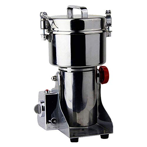 HUKOER Máquina Trituradora Eléctrica con Ultra-Alta Velocidad, Molinillo Inteligente de Hierbas, Especias, Alimento seco, Cereales, Polvo de Perla 250g