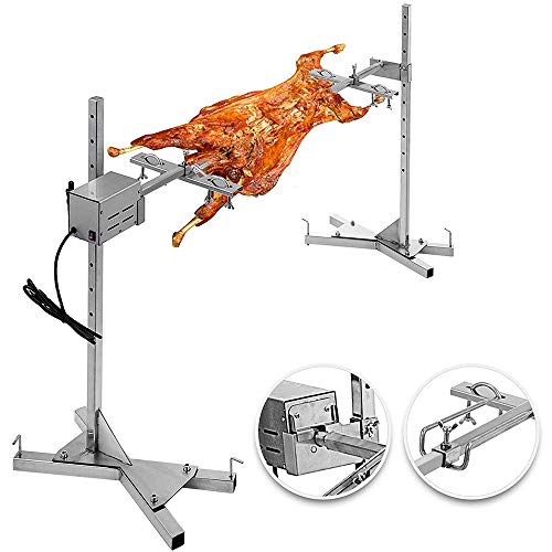 HUKOER Parrilla eléctrica, Parrilla de Acero Inoxidable de 15 W Juego de Barbacoa al Aire Libre Parrilla Grande Estufa de Barbacoa Cocina portátil al Aire Libre Camping Senderismo Picnic
