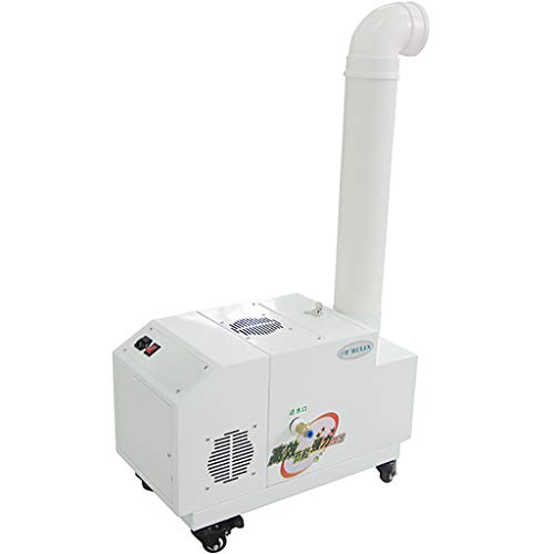 Humidificador Industrial 2kg/h Cantidad de niebla, Atomizador De alta frecuencia Sensor de temperatura y humedad Humidificador Ultrasónico, Adecuado para Fábrica de maquinaria, supermercado y taller