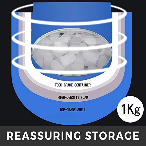 Husuper Máquina de Hielo Portátil 12 KG por 24H Máquina Silenciosa para Hacer Hielo Máquina de Hielo para Casa Portátil Máquina para Hacer Cúbitos de Hielo de 3 Tanques con Pantalla LCD (Negro)