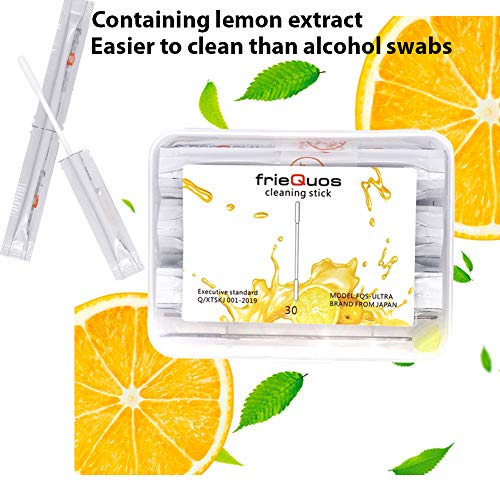 HWEIZU El kit de limpieza contiene un hisopo de algodón con extracto de limón, pinzas, piezas antideslizantes, almohadilla absorbente de aceite, raspador compatible con IQOS