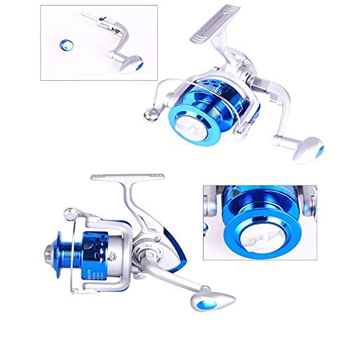 HXF- Pesca Pesca Línea Sea Fish Rueda Tiro Largo por Completo Alrededor del Ancla de la Rueda de Pescado Venta Directa de fábrica Principal del Metal de hilar Precisión (Size : 5000)