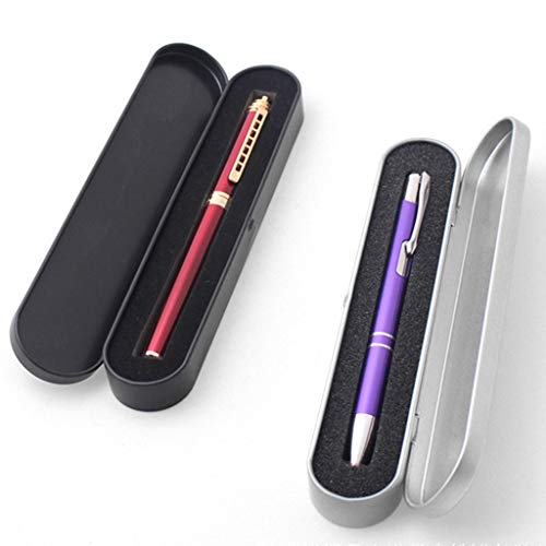 HXHX Cigarrillo electrónico Titular de la Caja de Metal Aguja del acné Cubiertos de Tabaco Bolsillo Cigarro Rectangular Caja de hojalata Paquete 100 Uds