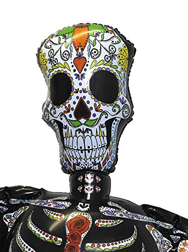 I LOVE FANCY DRESS LTD Halloween Inflable para Bebidas EN Formato DE ATAUD Estilo Dia DE LOS Muertos con Esqueleto Grande Fiestas DE Halloween O Dia DE LOS Muertos (110CM X 66CM X 76CM)