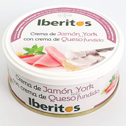 Iberitos - Crema De Jamon York Con Queso - 1 Lata X 250 Gramos
