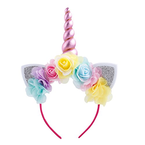 IBTOM CASTLE Vestido de Tutu Princesa Unicornio Arco Iris Fiesta de cumpleaños Disfraz Bautizo para Niña Vestido Infantil Ceremonia Púrpura 18 Meses