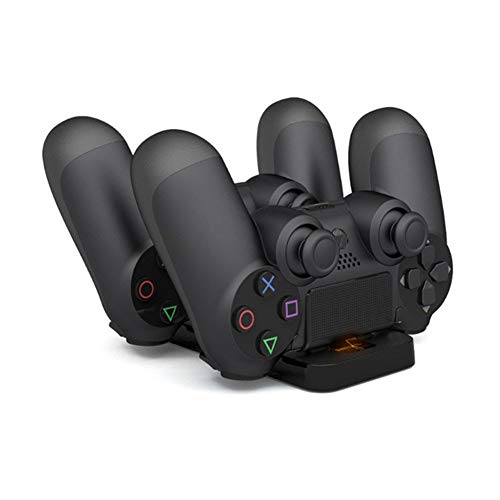 iDWF Soporte del Control del Base de Carga Soporte for Sony PS4 Play Station Playstation PS 4 Consola de Juegos de batería del Muelle del Cargador de la Mano