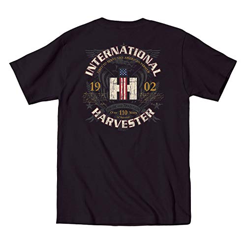 IH American Farmer - Case IH International Harvester - Camiseta gráfica de Manga Corta para Hombre,M