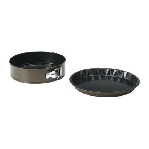 Ikea BULLAR - Juego de 2 moldes para Horno, Color marrón