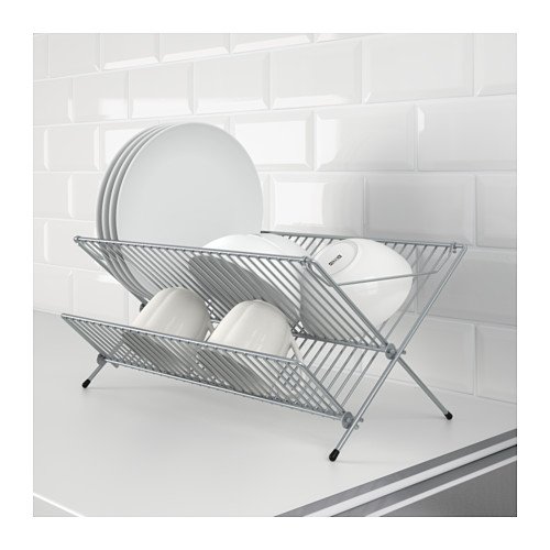 Ikea KVOT escurreplatos, galvanizado
