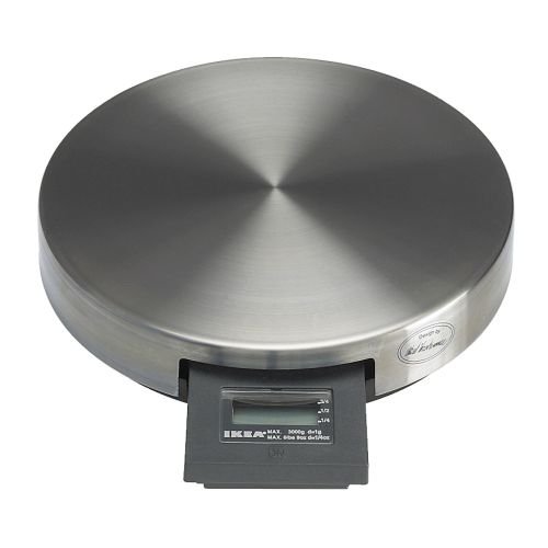 IKEA ORDNING - báscula de cocina, acero inoxidable - 3 kg