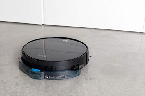 IKOHS NETBOT S12 - Robot Aspirador 4 en 1 - Barre, aspira, Pasa la mopa y friega el Suelo, Navegación Inteligente, Automático Carga, para Suelos Duros y alfombras, programable (Negro antracita)