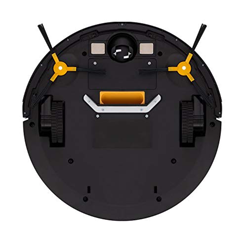 IKOHS NETBOT S12 - Robot Aspirador 4 en 1 - Barre, aspira, Pasa la mopa y friega el Suelo, Navegación Inteligente, Automático Carga, para Suelos Duros y alfombras, programable (Negro antracita)