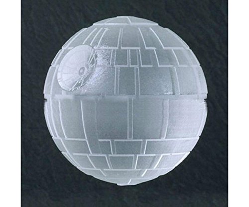 IMBS 3d Star Wars estrella de la muerte esfera bandeja Molde de silicona, hacer bola redonda, cubitos de hielo, gelatina bolas, bolas de Chocolate, bombas de baño en azul