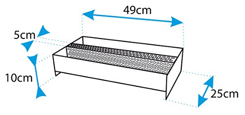 Imex El Zorro 71418 -  Cesta Quemador de Pellet, 49 x 25 x 10 cm
