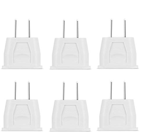 Incutex 6X adaptadores USA adaptadores Estados Unidos Tipo A Adaptador Canada, Blanco