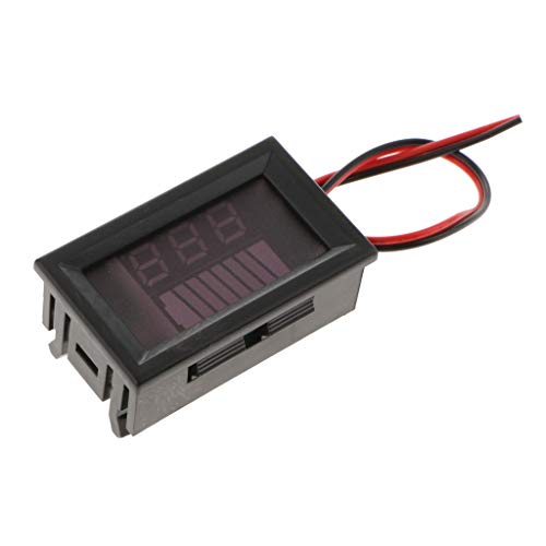 Indicador de capacidad Baterías Digitales Precisión Voltaje de Plástico - 5-15ma azul 12v-60v