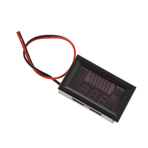 Indicador de capacidad Baterías Digitales Precisión Voltaje de Plástico - 5-15ma azul 12v-60v