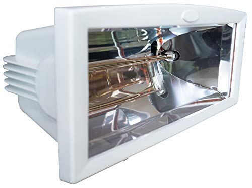 Infrarrojos calefacción de patio Blanco 1300 W