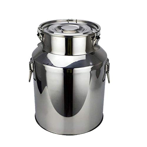 InLoveArts Barril de Acero Inoxidable de 4.75 galones 304, fermentador de Acero Inoxidable 18L, Cerveza Artesanal, elaboración de Cerveza, Aceite de Almacenamiento, arroz, Barril de Agua