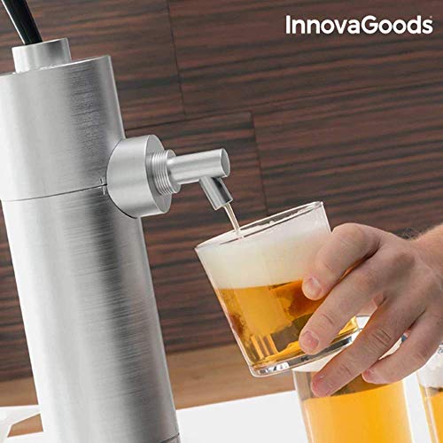 InnovaGoods Grifo de Cerveza, Gris, 18.5x12x41 cm