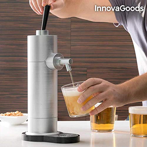 InnovaGoods Grifo de Cerveza, Gris, 18.5x12x41 cm
