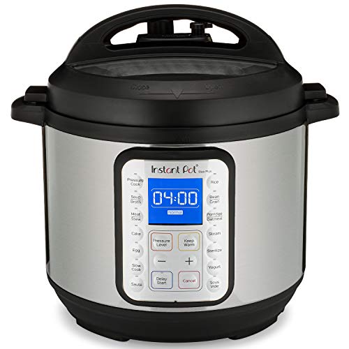 Instant Pot Duo Plus 80, Olla a presión Multiusos 8L 9 en 1, Olla de cocción Lenta de 220v, Olla arrocera, vaporera, salteado, Yogurt y Calentador, 15 programas de un Toque